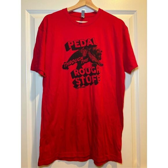 Pedal Through the rough stuff T-shirt size- Large - Picture 1 of 2